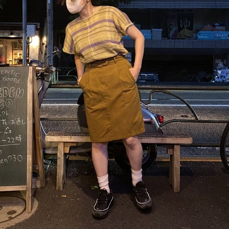 [USED] S/S かぎ編み サマーニット