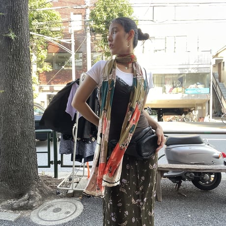 [USED] Paris Brown Stretch レース キャミ
