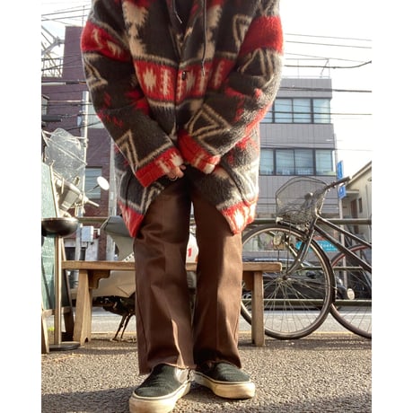 [USED] OLD ネイティブ柄 フリースコート