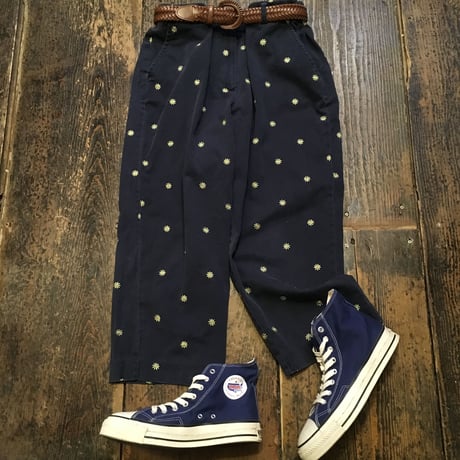 [USED] 刺繍入り COTTON CHINO  7部丈