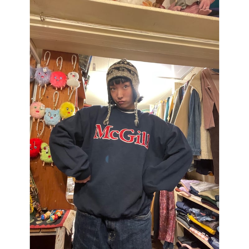 USED] ロゴ入りNAVY SWEAT | garden730