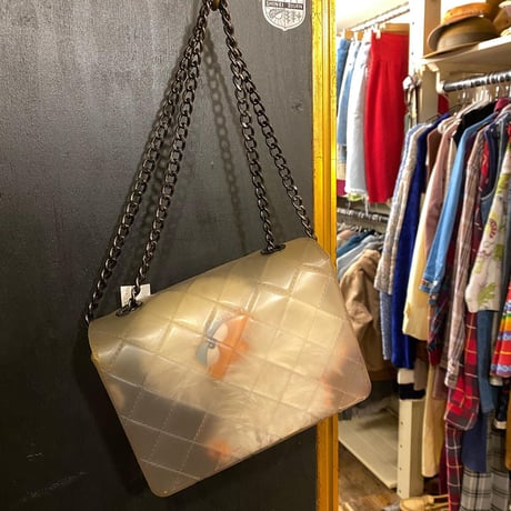 [USED]DESIGHN INVERSO clear chain bag⛓