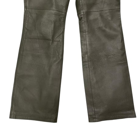 [USED] フレアのReal Leather PANTS