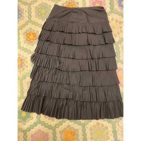 [USED]  BLACKプリーツスカート