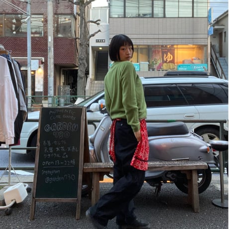 [USED] vintage ペイズリーエプロン