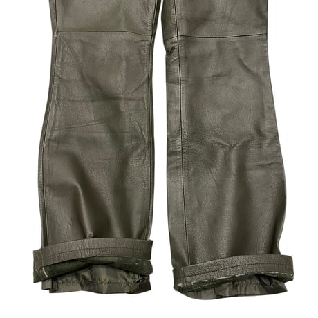 [USED] フレアのReal Leather PANTS