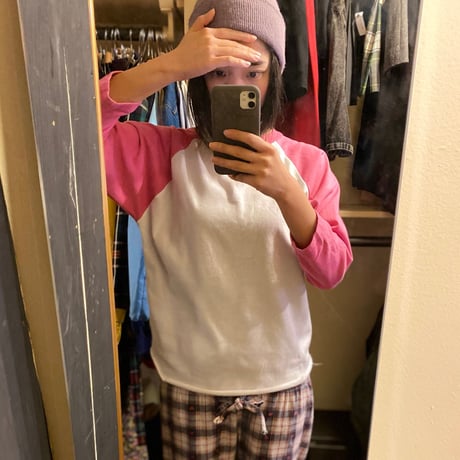 [USED] "Rawlings" ラグランTee 💗