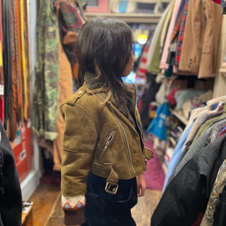 [USED] KIDS ムートン ライダースJKT