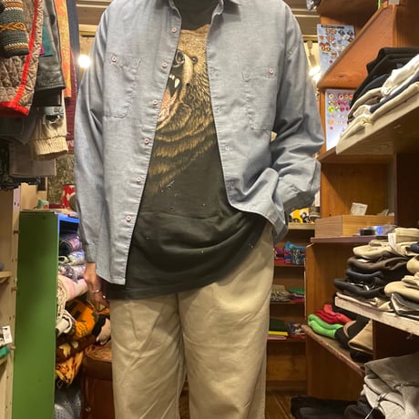 [USED] 70-80s BLUE SHIRTS