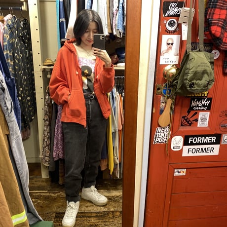 [USED] 真っ赤なZIP-UP PARKA