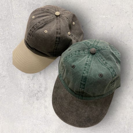 [SELECT] COTTON ピグメント 2tone CAP