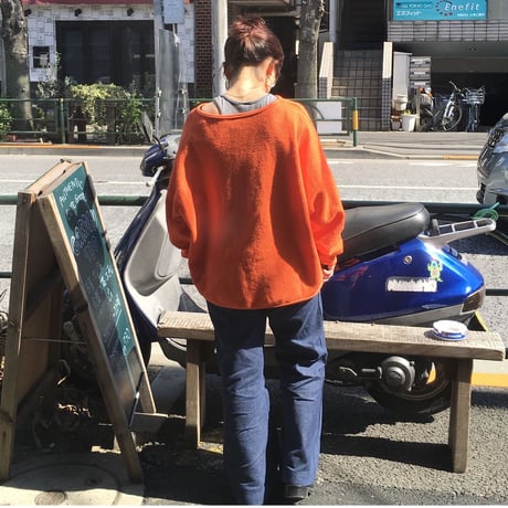 [USED] 鮮やか〜！オレンジパイルロンTee