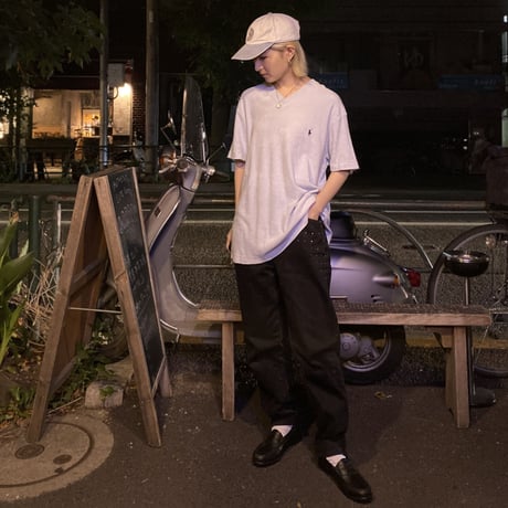 [USED] POLO パイル地VネックTOPS