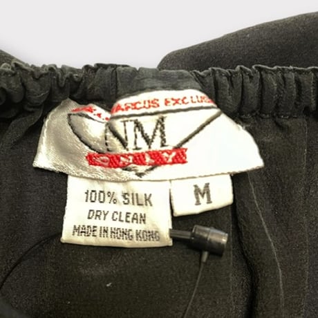[USED] SILK フリルオフショルダートップス🖤
