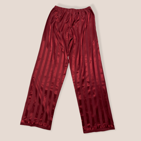 [USED] バーガンディ💋サテンpants