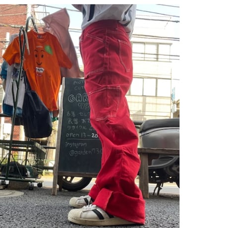 [USED] RED ストレッチ ペインターパンツ W29L31
