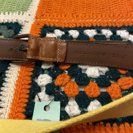 [USED] American apparel イエローのベルト