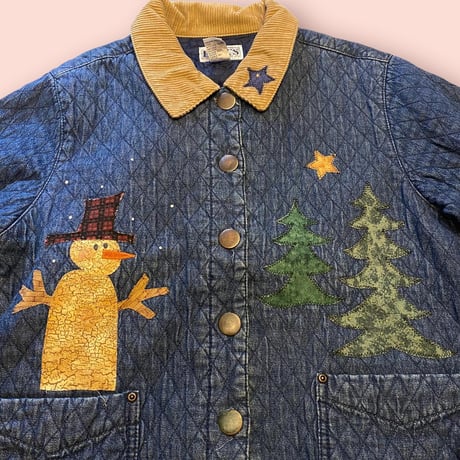 [USED] キルティングデニムjacket
