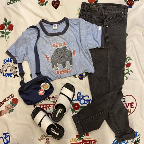 [USED] 80's RUSSELL リンガー Tee！