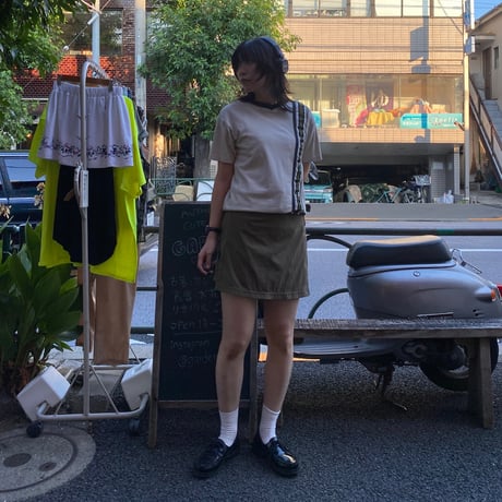 [USED] "mont-bell" 巻きミニスカート