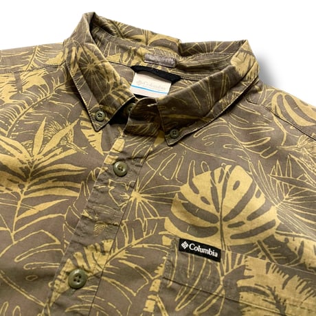 [USED] Columbia 総柄 S/S BD SHIRT