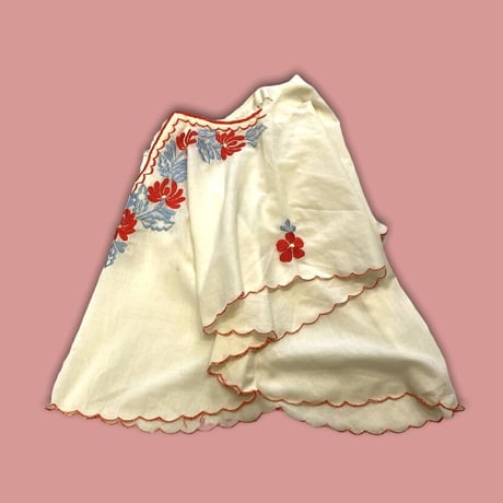 [USED] vintage♡刺繍 コットンガーゼ チュニック