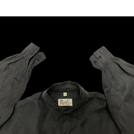 [USED] BLACK SILK SHIRTS