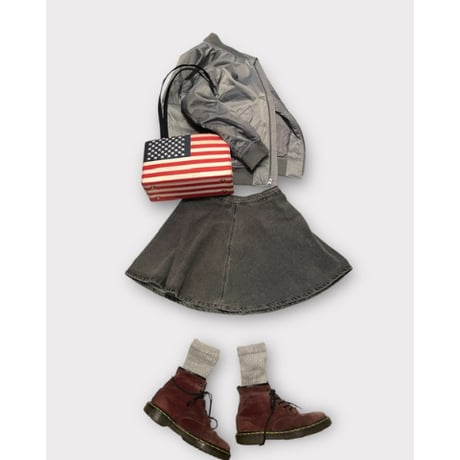 [USED] American apparel デニムミニスカート🩶