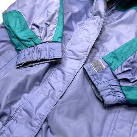 [USED] 90's Columbia 中綿マウンテンパーカー　パープル×グリーン