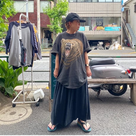 [USED] vintage くまプリントTee