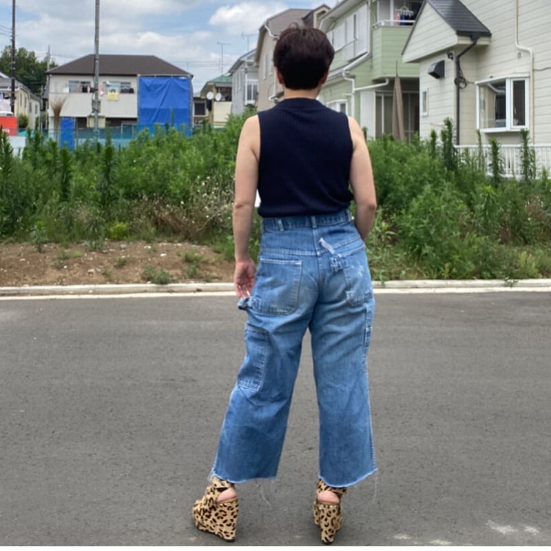 【レア】 MADEWELL 60s USA製 デニム ペインターパンツ 美品 ヴィンテージ60年代未使用US製 MADEWELL ペインターパンツ 32