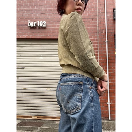 [USED] TOGA ショート丈ラメラメカーディガン ✨