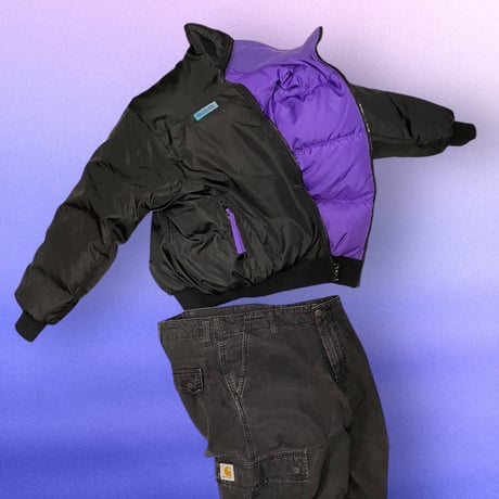[USED] Columbia リバーシブル mini ダウン JKT 💟🖤