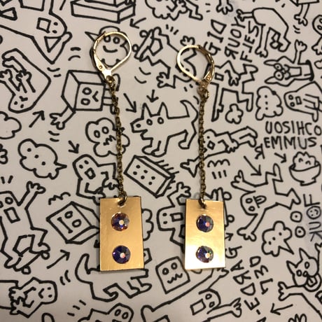 [BENICOTOY] GOLD プレートピアス  (片耳)