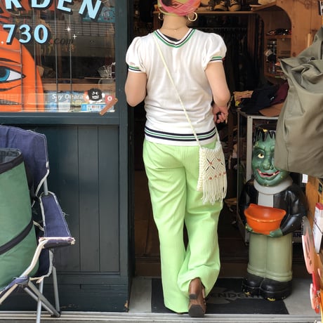 [USED]メロン柄 POLY PANTS