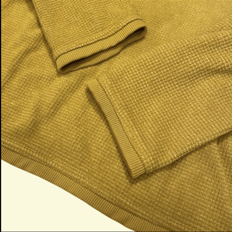 [USED] マスタード色💛パイル TOPS