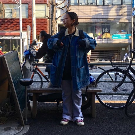 [USED] DENIM ロング カバーオール