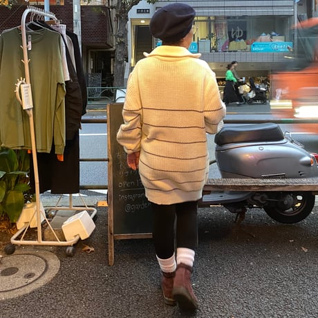 [USED] HALF ZIP ニット  ♡