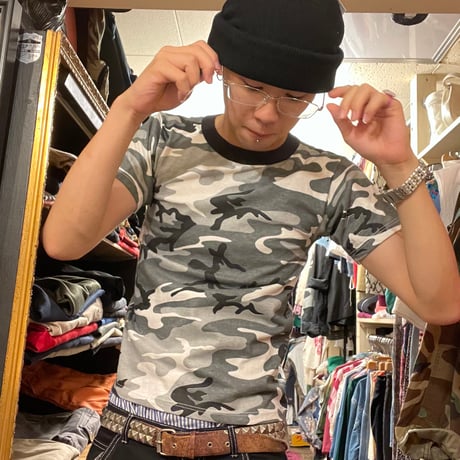 [deadstock] モノクロCAMOTee