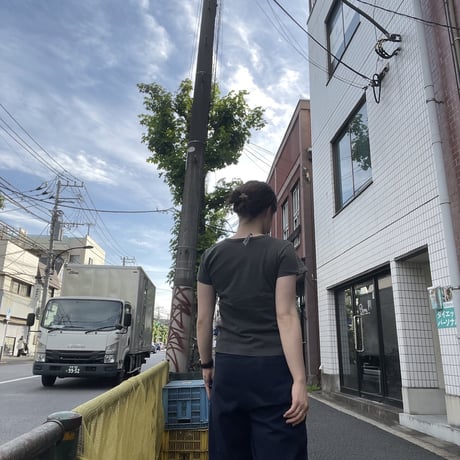 [USED]  agnes b. 無地tee