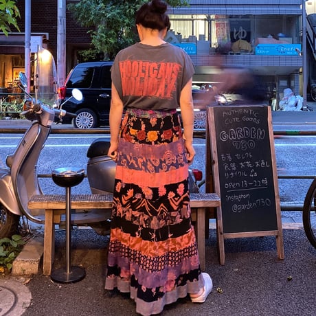 [USED] つぎはぎレーヨンスカート