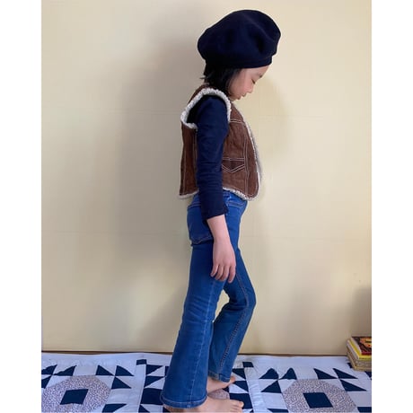 [USED] KIDS♡ SUEDE BOA VEST