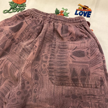 [USED] EURO 総柄イージーパンツ！