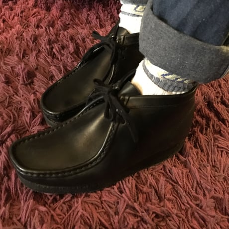 [USED] HUSH PUPPIES レザー ワラビー 24cm