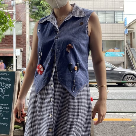 [USED] HAND MADE🧵DENIM ベスト