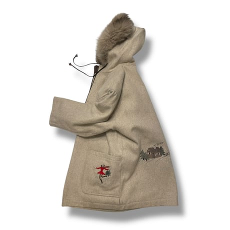 [USED]  刺繍入りWOOL PARKA