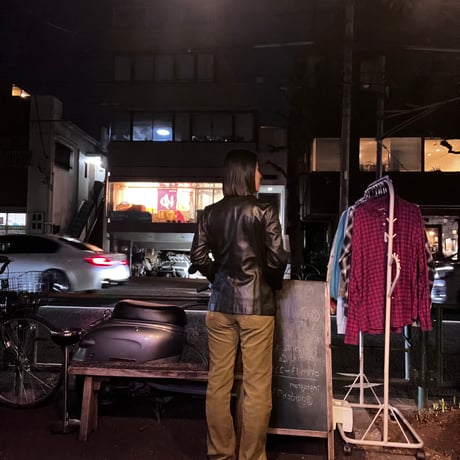 [USED] Real ラムLEATHER JKT Italy collection!