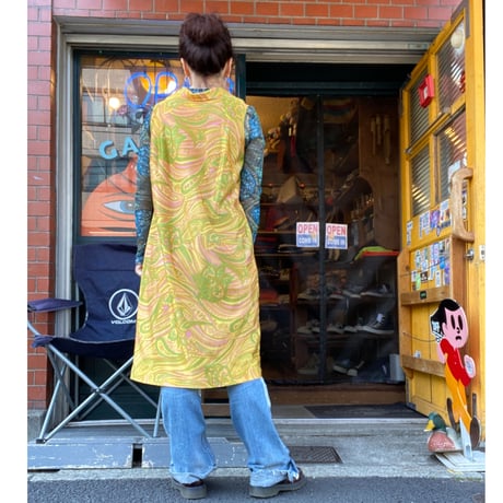 [USED] サイケデリック柄ワンピース