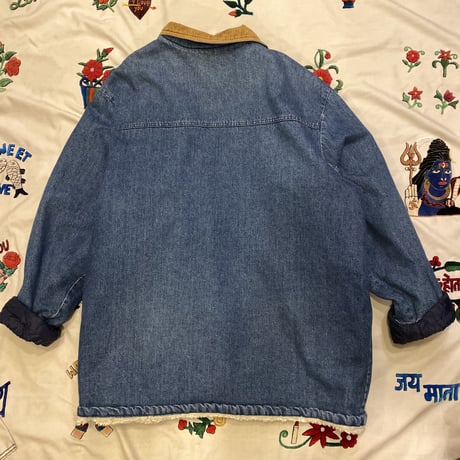 [USED] 中ボアのDENIM カバーオール BIG!!