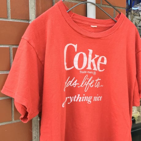 [USED] vintage Coke  TEE  made in USA